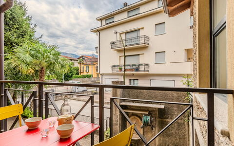 Tiny Loft: Fiets, Fietswiel, Balkon, Appartement