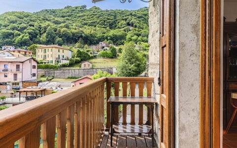 Casa Giamba: Balkon, Appartement, Beits, Hardwood, Baluster, Leuning, Bergdorp