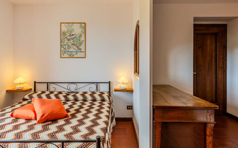 Casa Giamba: Interieur Ontwerp, Meubilair, Bed, Slaapkamer, Flooring, Verdieping, Muur, Kamer, Hout, Laken
