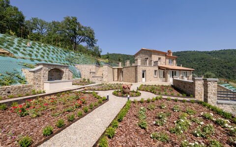 Villa Maddalena alla Guglielmesca: Landschap, Struik, Landelijk Gebied, Tuin, Groundcover, Landgoed, Landscaping, Boerderij, Dorp, Plantage