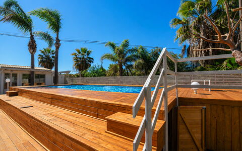Le Vele della Contea: Zwembad, Toevlucht, Samengesteld Materiaal, Vrije Tijd, Eco Hotel, Dek, Plank, Hardwood, Houten Vloer