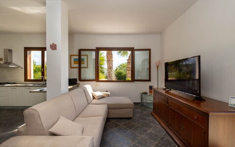 Villa Don Pino: Meubilair, Interieur Ontwerp, Flooring, Bankstel, Hout, Verdieping, Woonkamer, Kamer, Plafond, Tafel