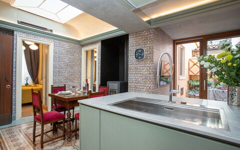 Belvedere Guastella B 4: Interieur Ontwerp, Keuken, Countertop, Flooring, Plafond, Verdieping, Cabinetry, Lichte Inrichting, Toestel Van De Keuken, Wastafel