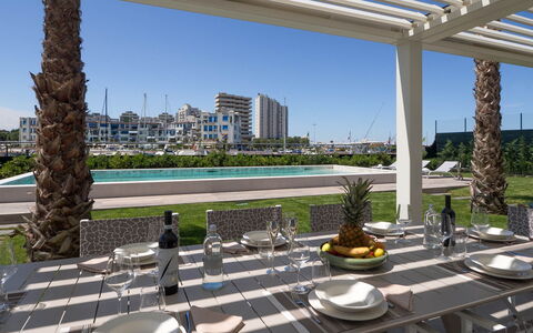 Portoverde Beach Villa 12: Toevlucht, Appartement, Schaduw, Buitenmeubels, Zwembad, Landscaping, Eco Hotel, Condominium, Landgoed
