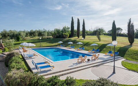 Villa Croci 12: Blauw, Zwembad, Buitenmeubels, Toevlucht, Landgoed, Ligstoel, Tuin, Landscaping, Villa, Hotel