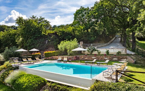Il Casale di Manuele 12: Zwembad, Toevlucht, Tuin, Eco Hotel, Buitenmeubels, Schaduw, Thermae, Waterpartij, Landscaping, Vrije Tijd