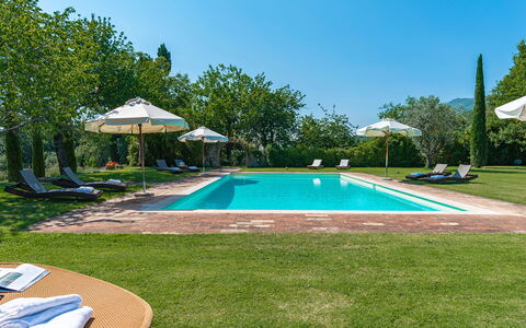 San Francesco 12: Blauw, Zwembad, Tuin, Landgoed, Landscaping, Gazon, Eco Hotel, Toevlucht, Plantage, Hacienda