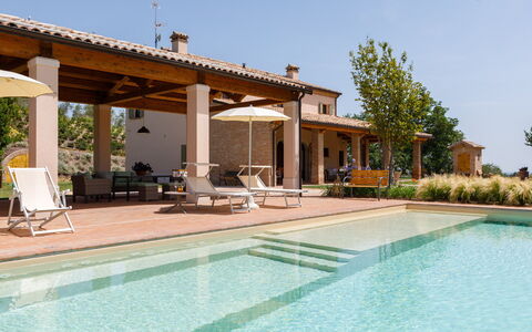 Ca' Pellicciano 8: Zwembad, Huis, Landgoed, Toevlucht, Boerderij, Hacienda, Villa, Tuin, Eco Hotel, Landscaping