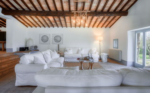 Villa Carmeli 12+2: Meubilair, Interieur Ontwerp, Flooring, Plafond, Verdieping, Huis, Bankstel, Kamer, Woonkamer