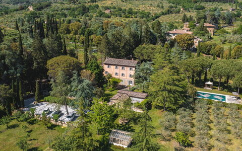 Villa Metelliano 10: Boom, Vegetation, Huis, Huis, Woongebied, Landgoed, Landschap, Land Lot, Menselijke Nederzetting, Tuin
