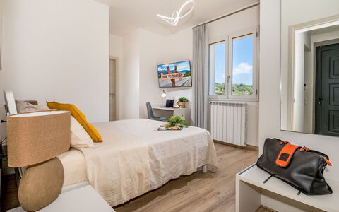 Dama dei Venti 6+2: Muur, Interieur Ontwerp, Meubilair, Slaapkamer, Kamer, Bed, Appartement, Huis, Verdieping, Flooring