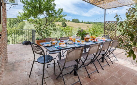 Casa Eusebia 8+2: Meubilair, Tafel, Stoel, Buitenmeubels, Buitentafel, Keuken En Eettafel, Backyard, Tuin, Schaduw, Werf