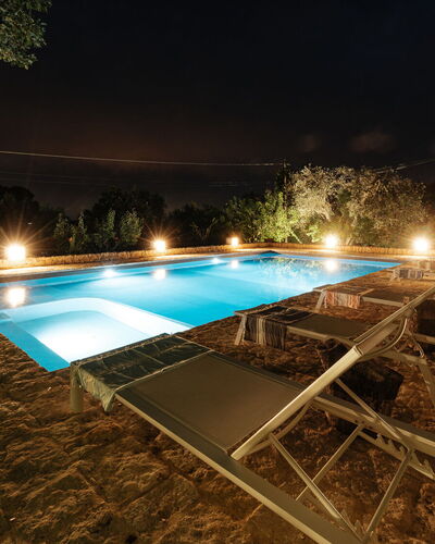 Villa Giari 8: Zwembad, Toevlucht, Samengesteld Materiaal, Nacht, Waterpartij, Eco Hotel, Vrije Tijd, Thermae, Landschap Verlichting, Buitenmeubels
