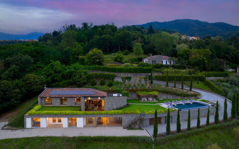 Villa Krisztina 10: Landschap, Landgoed, Tuin, Verblijf, Eco Hotel, Landscaping, Heuvel Station, Zwembad, Toevlucht, Villa