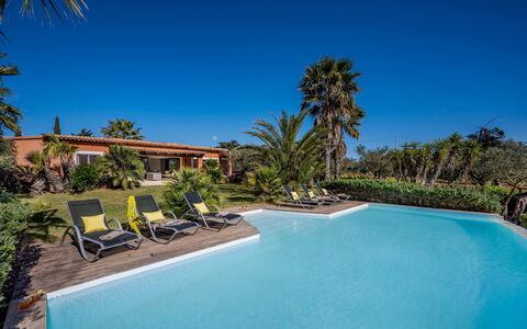 Villa Pineta 6: Blauw, Toevlucht, Zwembad, Eco Hotel, Schaduw, Tropen, Landgoed, Hacienda, Landscaping