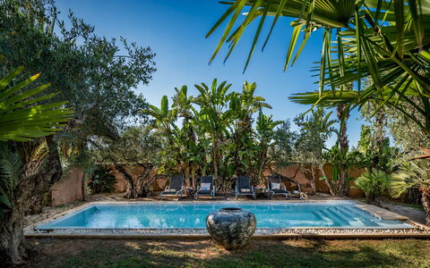 Villa Antura 4: Blauw, Zwembad, Toevlucht, Eco Hotel, Buitenmeubels, Hacienda, Schaduw, Landscaping, Tropen