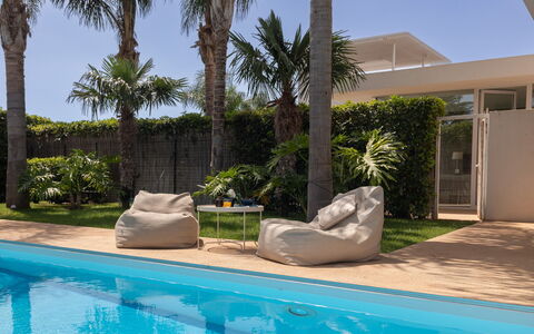Villa Carrubo 4: Zwembad, Toevlucht, Vrije Tijd, Eco Hotel, Buitenmeubels, Schaduw, Vakantie, Landscaping