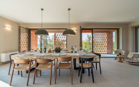 Cascina Buzio 12: Meubilair, Interieur Ontwerp, Stoel, Tafel, Flooring, Hout, Keuken En Eettafel, Eetkamer, Verdieping, Plafond