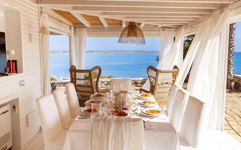 Baia L'Aura 8: Meubilair, Tafel, Stoel, Toevlucht, Zee, Buitenmeubels, Linens, Oceaan, Tafelkleed, Eco Hotel