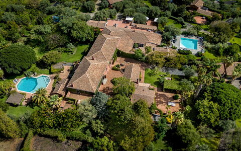 Linera 10: Zwembad, Landgoed, Toevlucht, Landscaping, Tuin, Hacienda, Luchtfotografie, Villa, Eco Hotel, Vogelperspectief