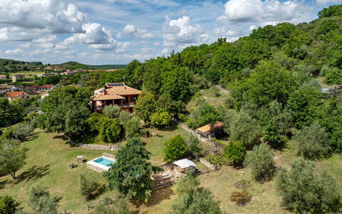 Villa Il Ritiro 8: Boom, Vegetation, Landschap, Landelijk Gebied, Woongebied, Plantengemeenschap, Menselijke Nederzetting, Landgoed, Vogelperspectief, Shrubland