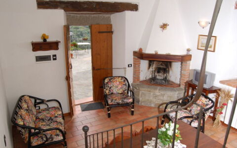 La Greppia: Kamer, Haard, Eigendom, Fireplace, Meubilair, Woonkamer, Huis, Steenoven, Houtkachel, Gebouw