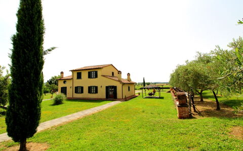 Podere Marcigliano: Lucht, Fabriek, Eigendom, Gebouw, Natuur, Venster, Land Lot, Boom, Huis, Gras