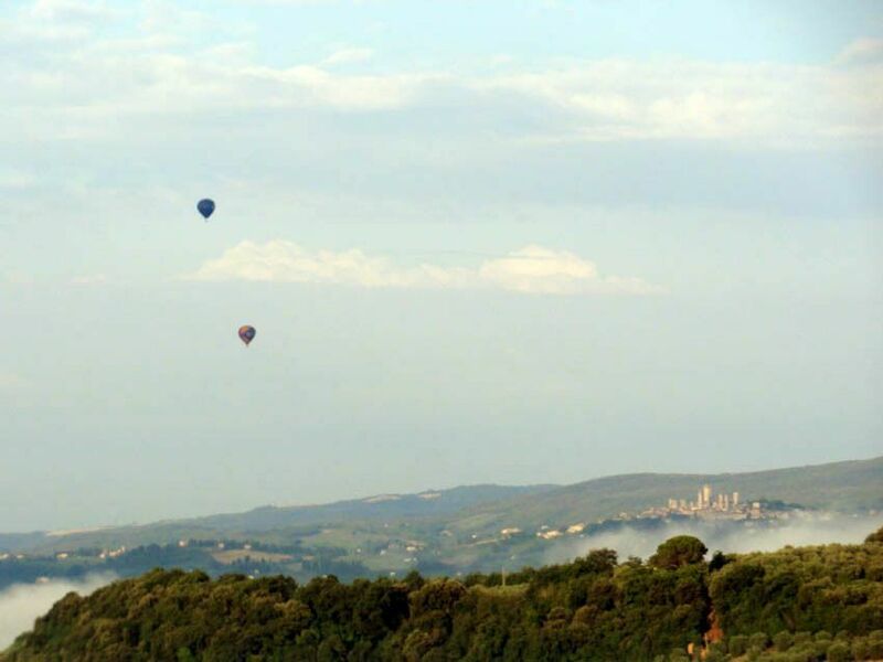 morning view on San Gimignano