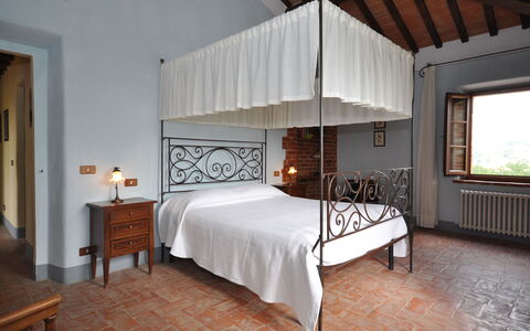 Villa Gaeta: Slaapkamer, Meubilair, Bed, Kamer, Eigendom, Laken, Bed Frame, Interieur Ontwerp, Suite, Gebouw