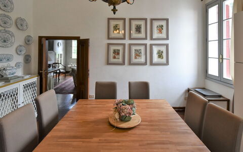 Barchessa Palladio: Meubilair, Interieur Ontwerp, Muur, Tafel, Flooring, Lichte Inrichting, Hout, Eetkamer, Stoel, Plafond