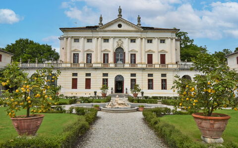 Barchessa Palladio: Landgoed, Herenhuis, Tuin, Gazon, Paleis, Villa, Ambtswoning, Klassieke Architectuur, Waardig Huis, Hacienda